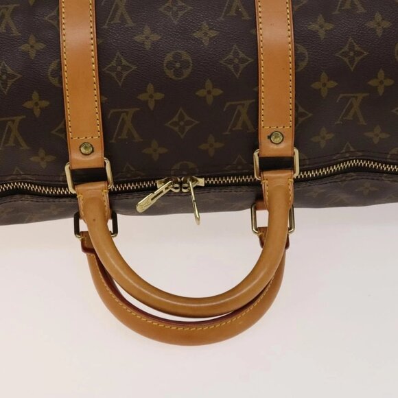 LOUIS VUITTON Monogram Keepall 50 Boston Bag M41426 LV Auth 138682 - Picture 8 of 16
